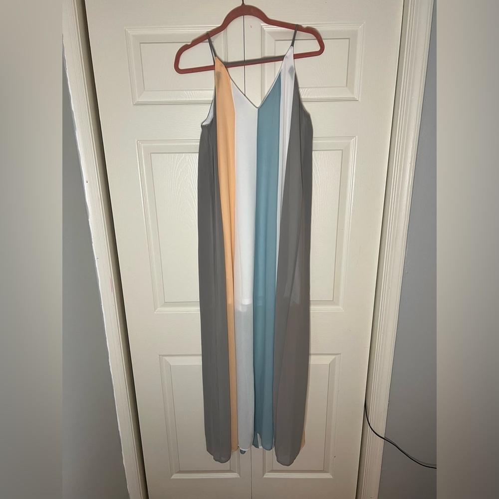 Stripped Maxi Dress